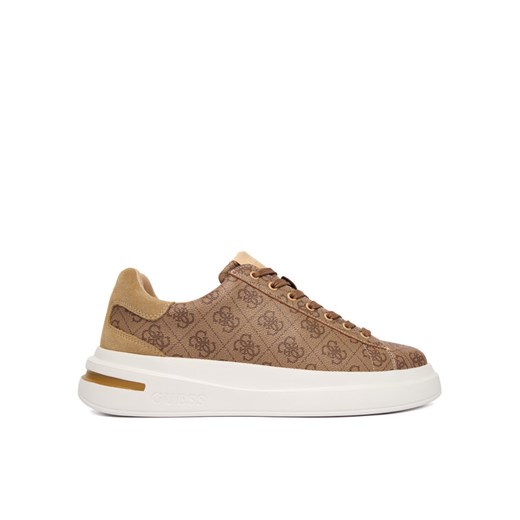 Sneakersy Guess FMPELA FAL12 Brązowy ze sklepu eobuwie.pl w kategorii Buty sportowe męskie - zdjęcie 187630526