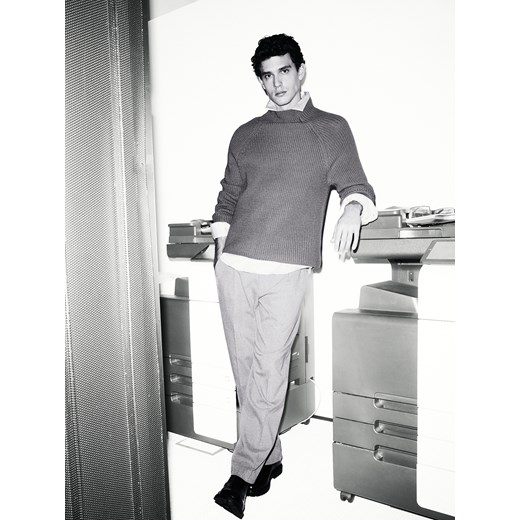 Reserved - Spodnie garniturowe z kantem - ciemnoszary ze sklepu Reserved w kategorii Spodnie i półśpiochy - zdjęcie 187630607