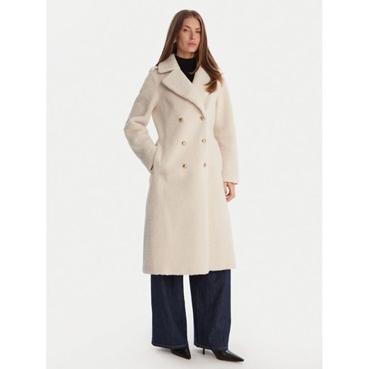 Guess Kożuch W5BL62 W4190 Biały Regular Fit ze sklepu MODIVO w kategorii Kożuchy - zdjęcie 187631267