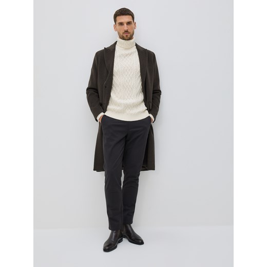 Reserved - Spodnie chino slim fit - czarny ze sklepu Reserved w kategorii Spodnie męskie - zdjęcie 187631837