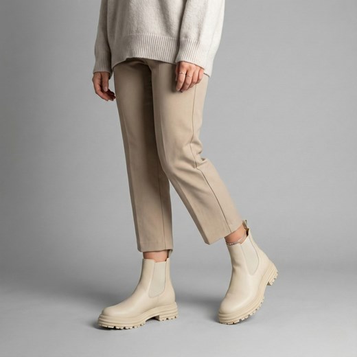 Sztyblety damskie Elise polskie obuwie naturalna skóra wokerowa podeszwa ze sklepu butyolivier w kategorii Botki - zdjęcie 187632486