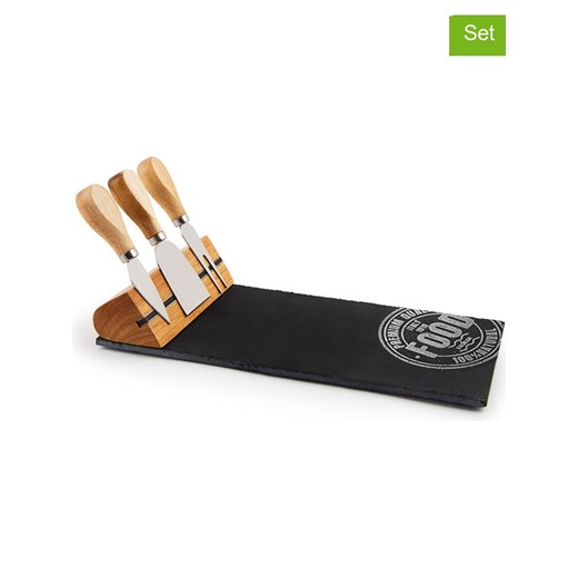 Trendy Kitchen by EXCÉLSA 4-częściowy zestaw &quot;Premium Quality&quot; w kolorze czarno-brązowym ze sklepu Limango Polska w kategorii Akcesoria kuchenne - zdjęcie 187632577