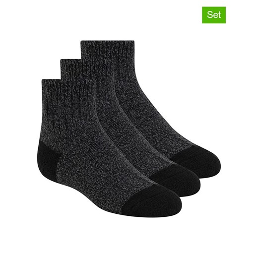 Skechers Skarpety (3 pary) w kolorze czarnym ze sklepu Limango Polska w kategorii Skarpetki dziecięce - zdjęcie 187632668