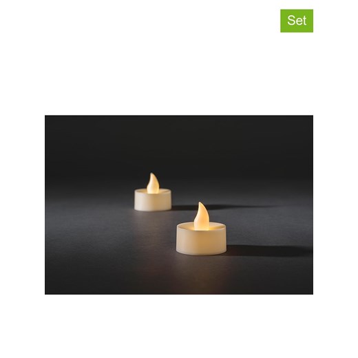 Konstsmide Podgrzewacze LED (2 szt.) w kolorze białym - wys. 5,6 cm ze sklepu Limango Polska w kategorii Świece i dyfuzory - zdjęcie 187632776