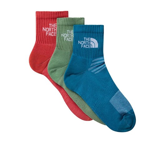 Skarpetki unisex The North Face Multi Sport Cush Quarter 0A882GFTI1 - multikolor ze sklepu streetstyle24.pl w kategorii Skarpetki męskie - zdjęcie 187633339