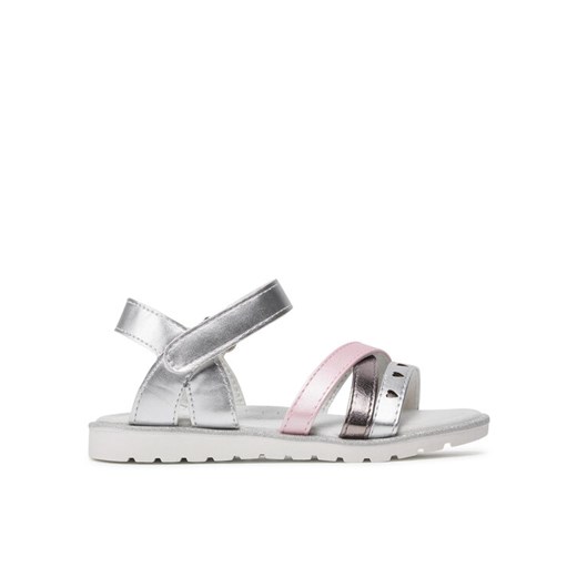 Sandały Nelli Blu CM2110583SG Srebrny ze sklepu eobuwie.pl w kategorii Sandały dziecięce - zdjęcie 187633358