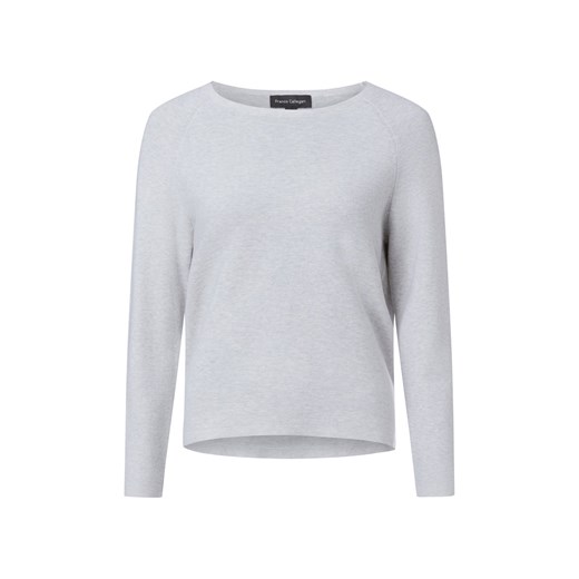 Franco Callegari Sweter damski z dzianiny Kobiety Bawełna jasny szary marmurkowy ze sklepu vangraaf w kategorii Swetry damskie - zdjęcie 187633768