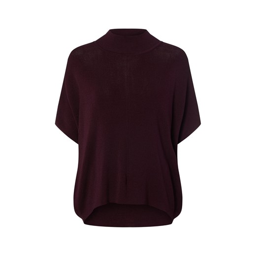 More & More Sweter damski z dzianiny Kobiety bakłażanowy jednolity ze sklepu vangraaf w kategorii Swetry damskie - zdjęcie 187633776