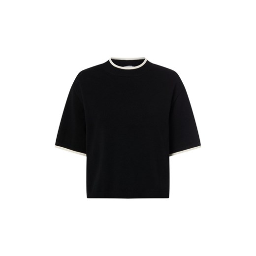 More & More Sweter damski z dzianiny Kobiety czarny jednolity ze sklepu vangraaf w kategorii Swetry damskie - zdjęcie 187633779