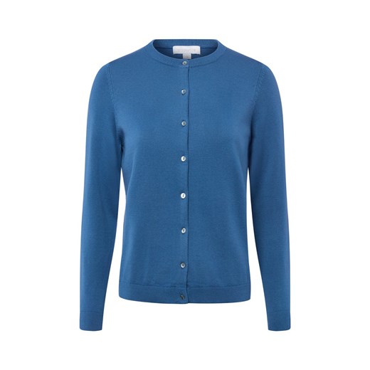 brookshire Kardigan damski Kobiety Bawełna indygo jednolity ze sklepu vangraaf w kategorii Swetry damskie - zdjęcie 187633796