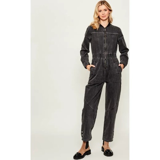 One Teaspoon Jeansowy kombinezon CALLIE AVIATOR | Regular Fit ze sklepu Gomez Fashion Store w kategorii Kombinezony damskie - zdjęcie 187635185