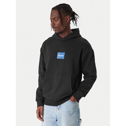 HUGO Bluza Nayohood 50556613 Czarny Regular Fit ze sklepu MODIVO w kategorii Bluzy męskie - zdjęcie 187635389