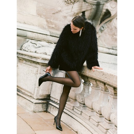 Reserved - Czółenka na szpilce - czarny ze sklepu Reserved w kategorii Czółenka - zdjęcie 187635957