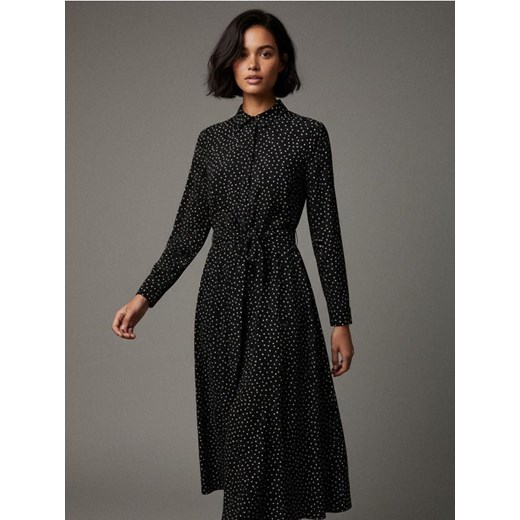 Sinsay - Sukienka z wiskozy - czarny ze sklepu Sinsay w kategorii Sukienki - zdjęcie 187636769