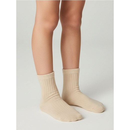 Sinsay - Prążkowane skarpetki 2 pack - wielobarwny ze sklepu Sinsay w kategorii Skarpetki dziecięce - zdjęcie 187636848