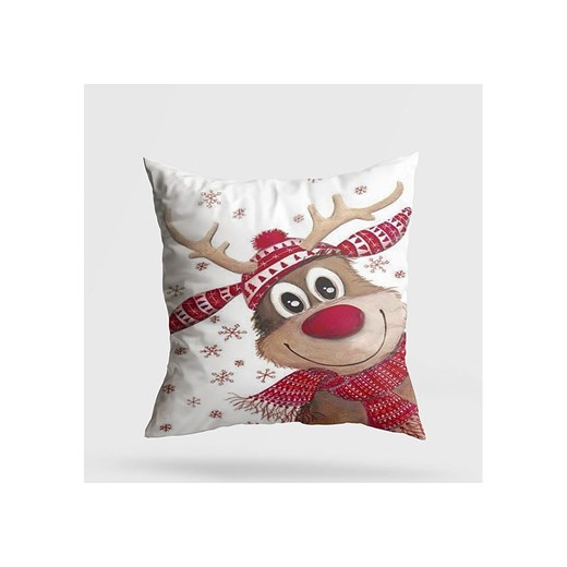 Colorful Cotton Poduszka w kolorze biało-czerwonym ze sklepu Limango Polska w kategorii Poduszki dekoracyjne - zdjęcie 187636886