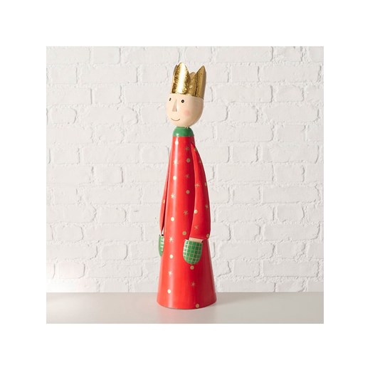 Boltze Figurka dekoracyjna &quot;Maxi&quot; w kolorze złoto-czerwonym - wys. 58 cm ze sklepu Limango Polska w kategorii Dekoracje - zdjęcie 187637325