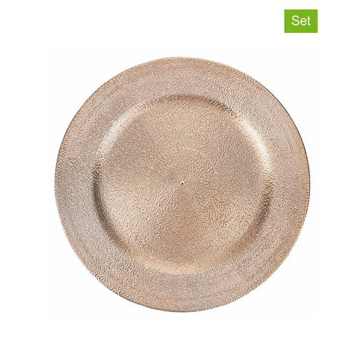 Villa d´Este Podtalerze (6 szt.) w kolorze złotym - Ø 33 cm ze sklepu Limango Polska w kategorii Naczynia - zdjęcie 187637557