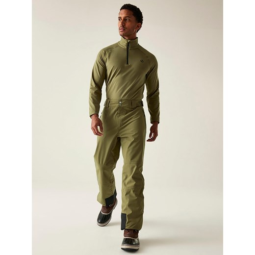 Dare 2b Spodnie narciarskie &quot;Achieve II&quot; w kolorze oliwkowym ze sklepu Limango Polska w kategorii Spodnie męskie - zdjęcie 187637937