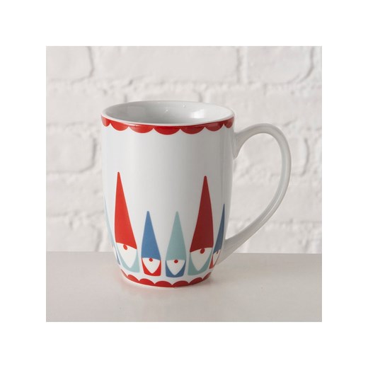 Boltze Kubek &quot;Remsy&quot; w kolorze biało-czarno-miętowym - 330 ml ze sklepu Limango Polska w kategorii Naczynia - zdjęcie 187638097