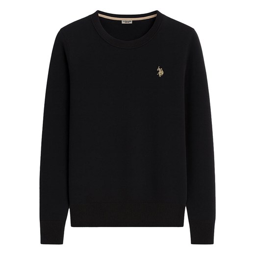 U.S. Polo Assn. Sweter w kolorze czarnym ze sklepu Limango Polska w kategorii Swetry damskie - zdjęcie 187638268