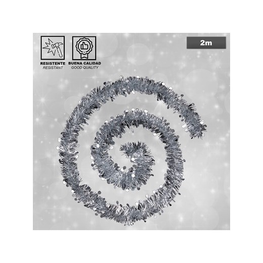 WellHome Girlanda w kolorze srebrnym - dł. 200 cm ze sklepu Limango Polska w kategorii Dekoracje - zdjęcie 187638287