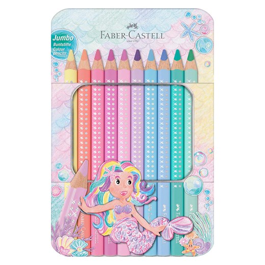 Faber-Castell Kredki jumbo (10 szt.) &quot;Sparkle Pastell&quot; ze sklepu Limango Polska w kategorii Akcesoria biurowe - zdjęcie 187638825