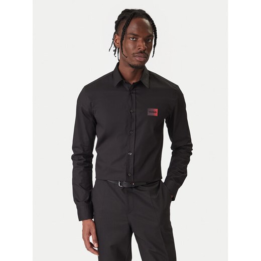 HUGO Koszula Emero 50555786 Czarny Regular Fit ze sklepu MODIVO w kategorii Koszule męskie - zdjęcie 187638955