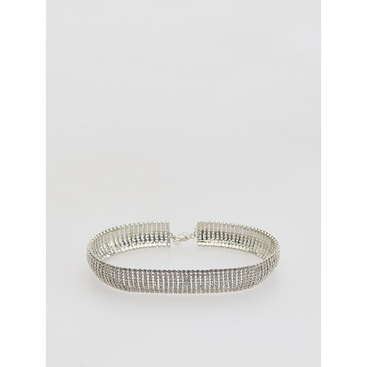 Reserved - Naszyjnik choker - srebrny Reserved ONE SIZE Reserved