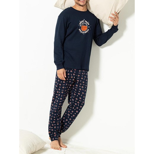 COTONELLA Piżama w kolorze granatowym ze sklepu Limango Polska w kategorii Piżamy męskie - zdjęcie 187639597