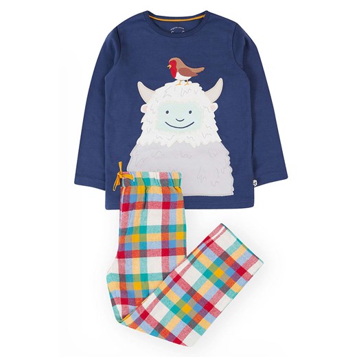 Frugi Piżama &quot;Caden&quot; w kolorze niebieskim ze wzorem ze sklepu Limango Polska w kategorii Piżamy dziecięce - zdjęcie 187639827