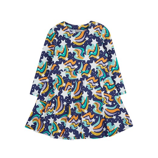 Frugi Sukienka &quot;Cosy Skater&quot; ze wzorem ze sklepu Limango Polska w kategorii Sukienki dziewczęce - zdjęcie 187639837
