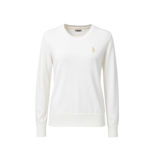 U.S. Polo Assn. Sweter w kolorze białym ze sklepu Limango Polska w kategorii Swetry damskie - zdjęcie 187639867