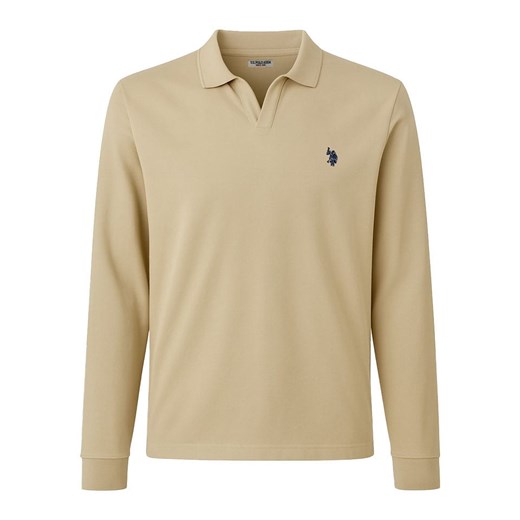 U.S. Polo Assn. Koszulka polo w kolorze beżowym ze sklepu Limango Polska w kategorii T-shirty męskie - zdjęcie 187639868