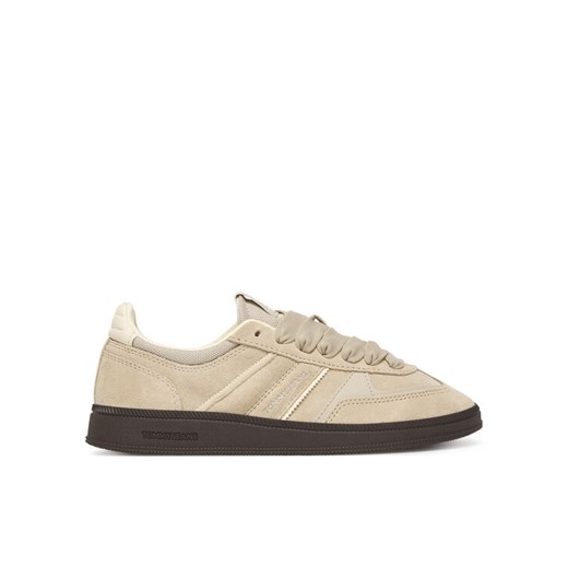 Sneakersy Tommy Jeans The Greenwich Edge Suede EN0EN02924 Beżowy ze sklepu eobuwie.pl w kategorii Buty sportowe damskie - zdjęcie 187640297