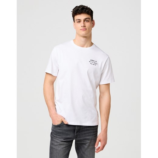 MESKA KOSZULKA WRANGLER EMBROIDERY TEE WORN WHITE 112371487 ze sklepu YouNeedit.pl w kategorii T-shirty męskie - zdjęcie 187640736