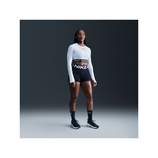 Damskie kolarki z wysokim stanem 8 cm Nike Pro Sculpt - Czerń ze sklepu Nike poland w kategorii Szorty - zdjęcie 187641388
