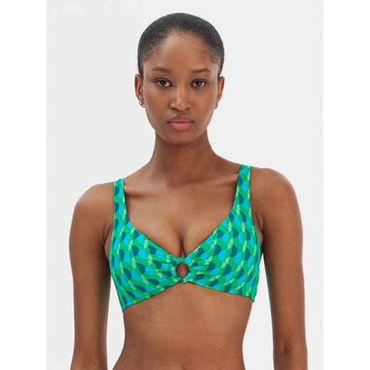 Seafolly Góra od bikini Sorrento 31467-277 Zielony ze sklepu MODIVO w kategorii Stroje kąpielowe - zdjęcie 187641769