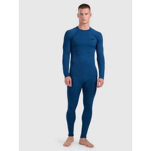 Męska bielizna termoaktywna (dół) 4F 4FWAW25USEAM234 - granatowa ze sklepu Sportstylestory.com w kategorii Bielizna termoaktywna męska - zdjęcie 187642238