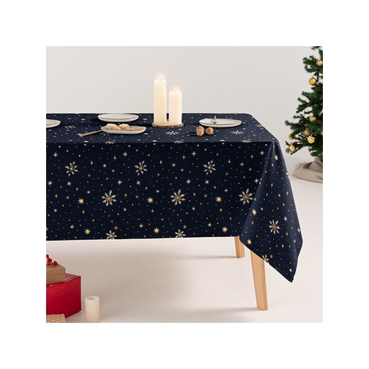 GAMUSI Obrus &quot;Snerry&quot; w kolorze granatowo-złotym ze sklepu Limango Polska w kategorii Obrusy i bieżniki - zdjęcie 187642617