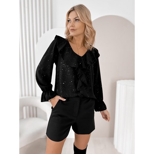 bluzka lionel czarna one size ze sklepu UBRA w kategorii Bluzki damskie - zdjęcie 187642899