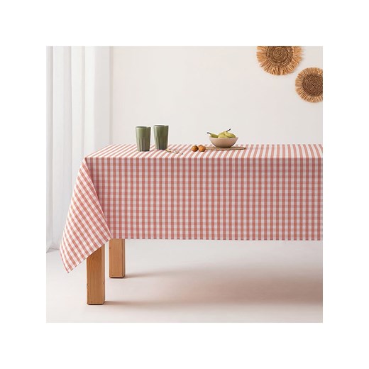 GAMUSI Obrus &quot;Vichy&quot; w kolorze jasnoróżowym ze sklepu Limango Polska w kategorii Obrusy i bieżniki - zdjęcie 187643078