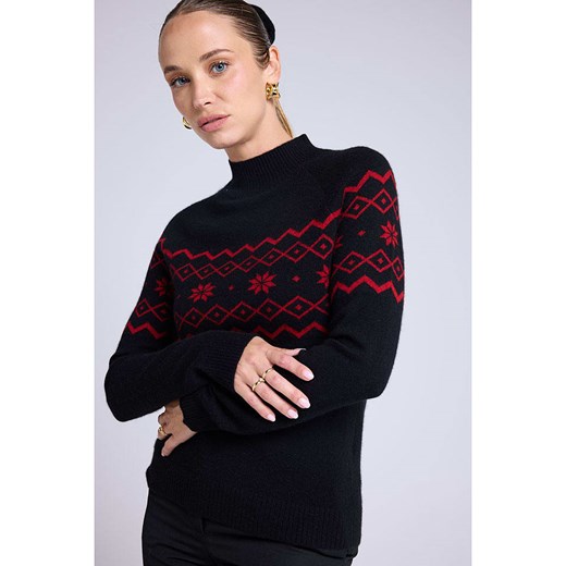 Maison Héritage Cashmere Kaszmirowy sweter w kolorze czarnym Maison Héritage Cashmere M promocja Limango Polska