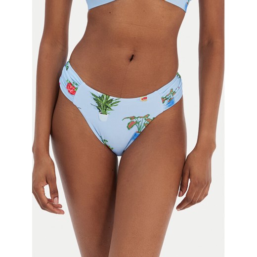 Seafolly Dół od bikini Playa Bonita 40726-287 Błękitny ze sklepu MODIVO w kategorii Stroje kąpielowe - zdjęcie 187643288