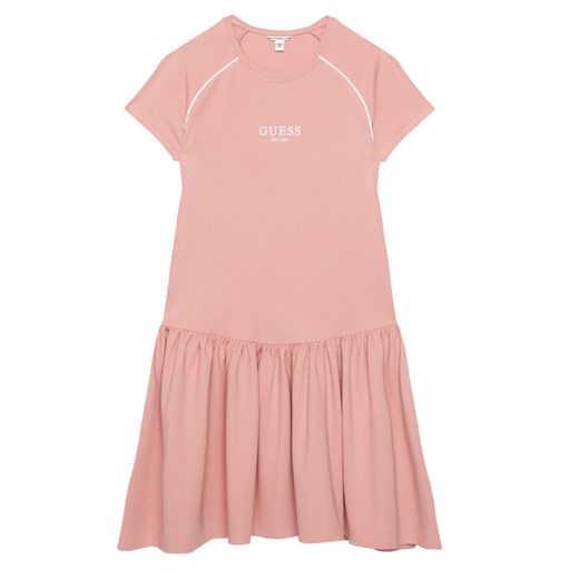 Guess Sukienka codzienna J6RK02 KCY62 Różowy Regular Fit ze sklepu MODIVO w kategorii Sukienki dziewczęce - zdjęcie 187643296