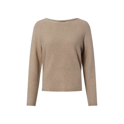 Franco Callegari Sweter damski z dzianiny Kobiety Bawełna taupe marmurkowy ze sklepu vangraaf w kategorii Swetry damskie - zdjęcie 187643619