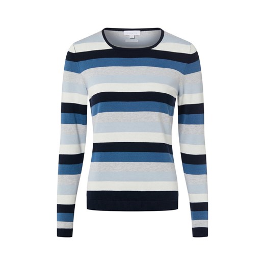 brookshire Sweter damski z dzianiny Kobiety Bawełna niebieski w paski ze sklepu vangraaf w kategorii Swetry damskie - zdjęcie 187643638