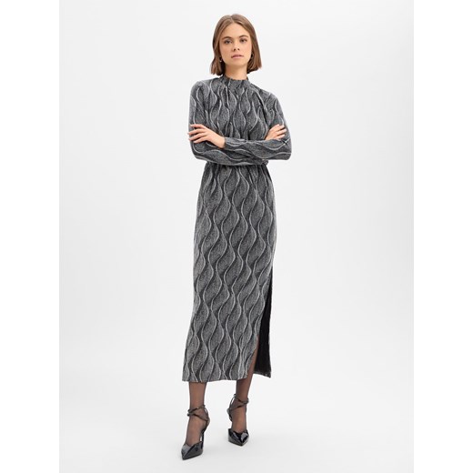 Y.A.S Damska sukienka wieczorowa - YASYen Kobiety czarny wzorzysty ze sklepu vangraaf w kategorii Sukienki - zdjęcie 187643686