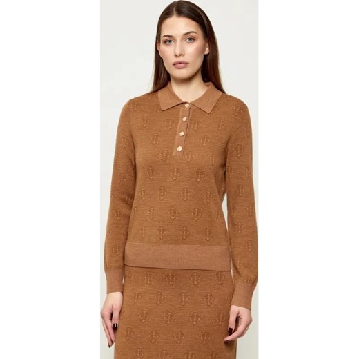 Gant Wełniane polo | Regular Fit ze sklepu Gomez Fashion Store w kategorii Swetry damskie - zdjęcie 187644515