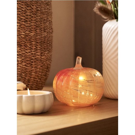 Sinsay - Lampka LED w kształcie dyni - pomarańczowy ze sklepu Sinsay w kategorii Oświetlenie led - zdjęcie 187645995